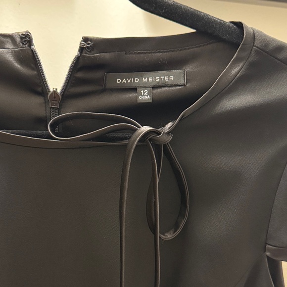 David Meister Classic Black Midi Dress - Picture 2 of 5